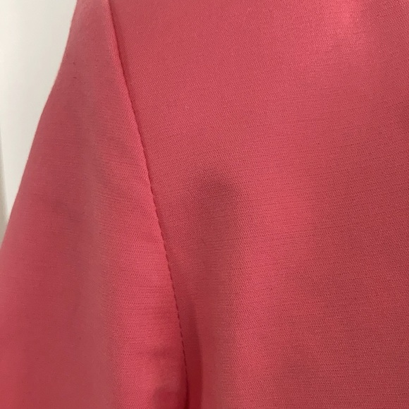 Darling cotton fitted jacket in deep peach color, size 8 - Picture 4 of 8